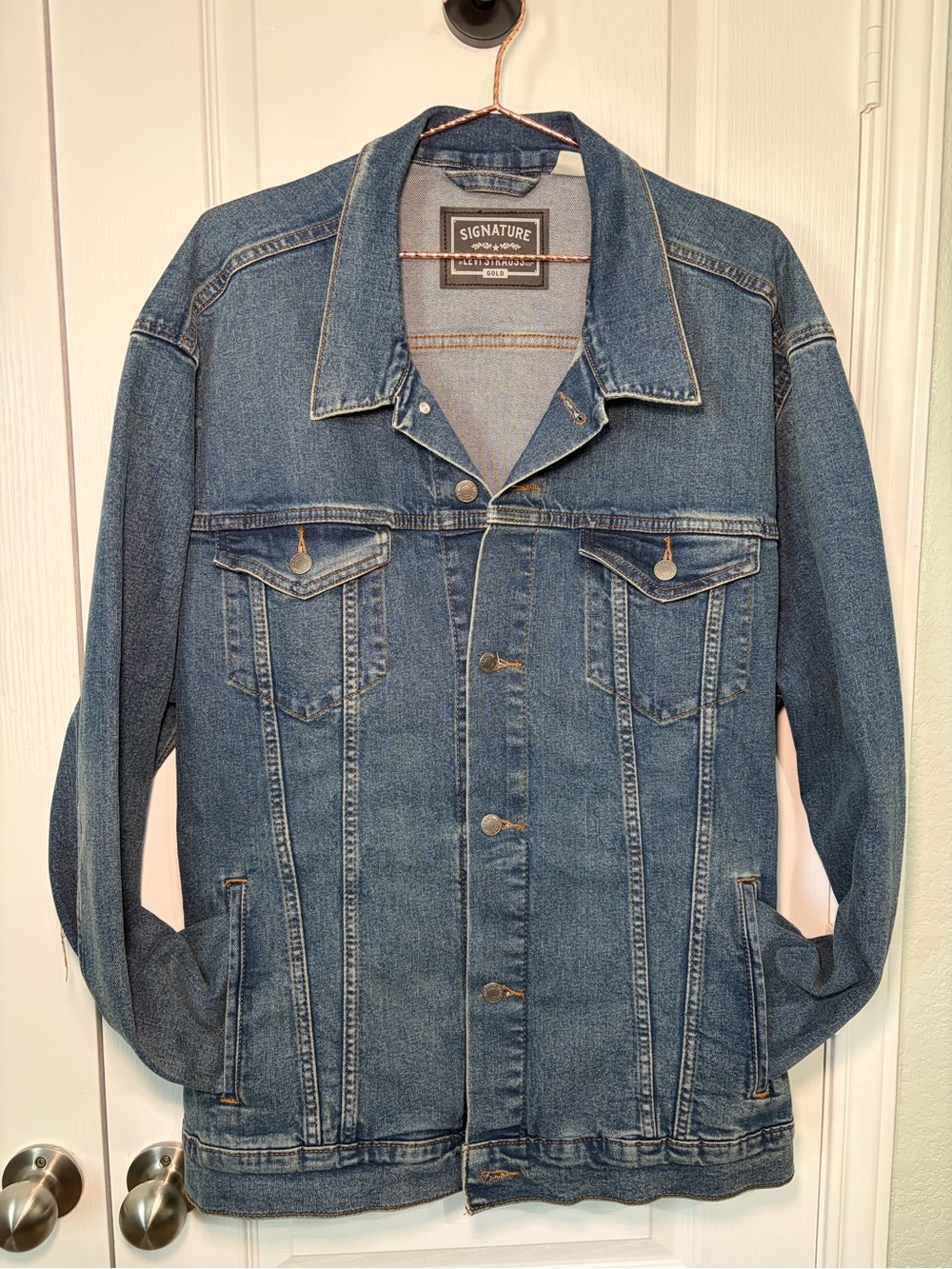 Signature by Levi Strauss Men's Classic Blue Denim Jacket